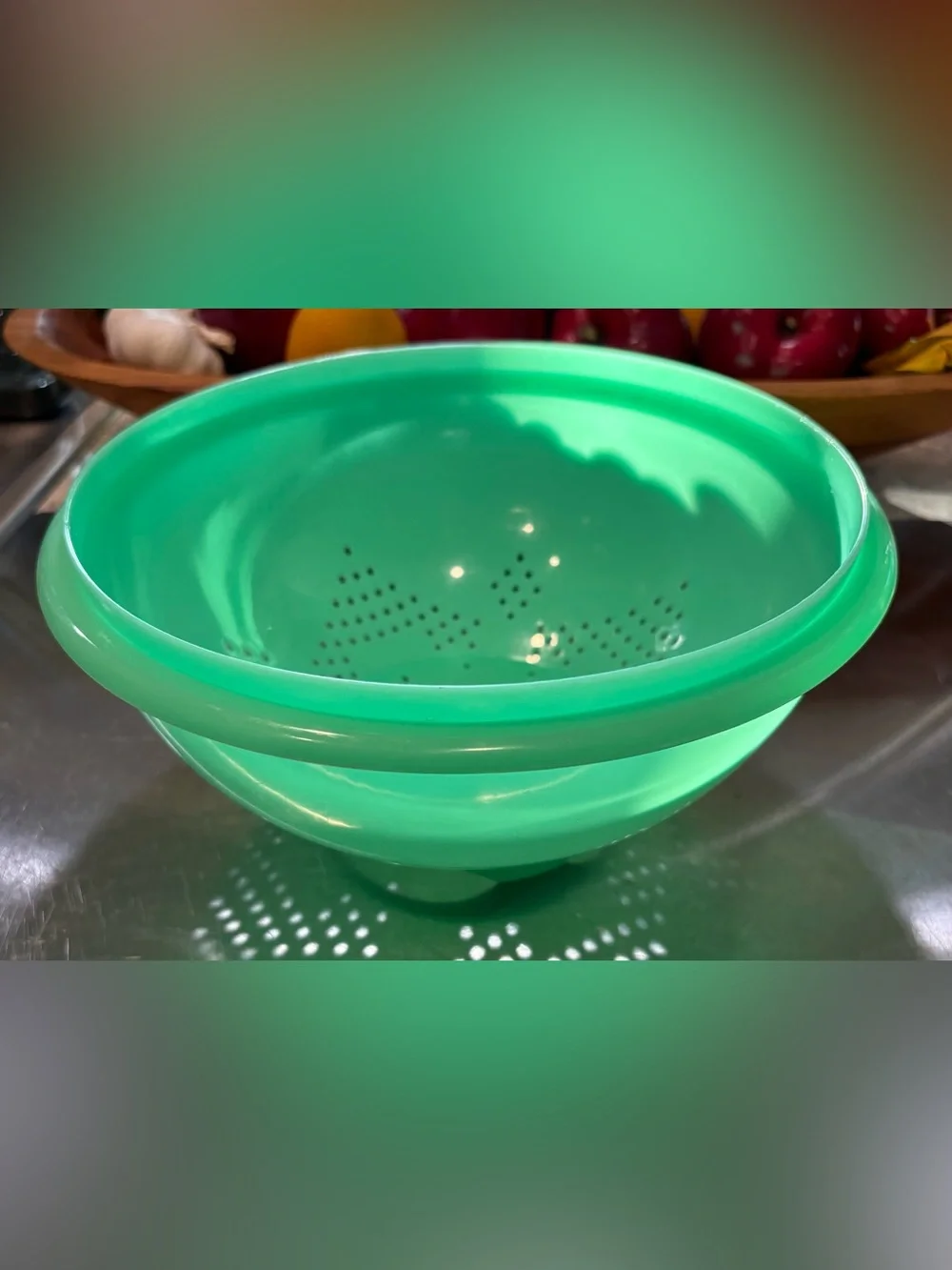 Vintage Tupperware Jadeite Colander